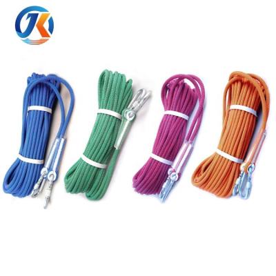 China Polyester braided rope 6mm(1/4in)/8mm(5/16in/10mm/10.5mm/11mm/12mm/14mm/16mm/18mm)polyester climbing ropes for sale