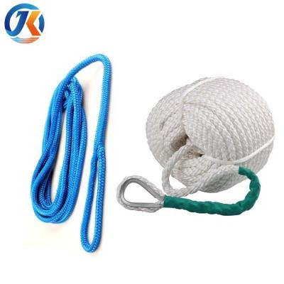 China Customizable 3 Ply Polypropylene (PP) /Polyester/Nylon Twisted Rope for sale