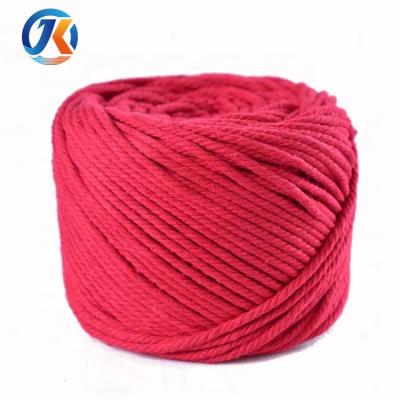 China 100%Cotton 1/8inch~2inch 4mm~50mm Twisted Cotton Rope 4mm Cotton Rope for sale