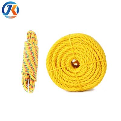 China Polypropylene Polyester Braided Rope Wholesale Polypropylene Rope 1/8in 1/4in 3/8in 1/2in, 2mm~20mm Braided Polypropylene Ropes for sale