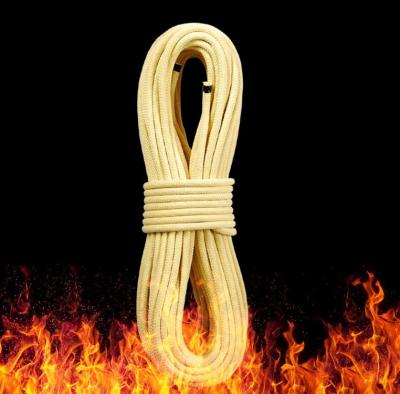 China Braided Rope 10.5 Mm Mountaineering Rescue Outdoor Rescue Line Aramid Climbing Rope for sale