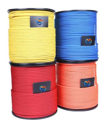 China Climbing Nylon Braided 6mm*30m Accessory Climbing Ropes For Making Prusik Loop for sale