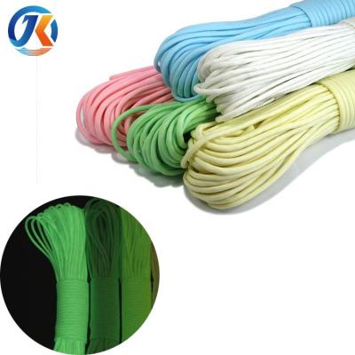 China Glow in the Dark Outdoor Glow in the Dark Rope Paracord for sale