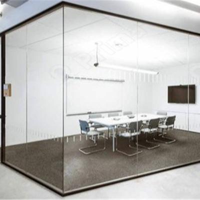 China Contemporary Commercial Room Dividers Divides Office Full Height Glass Wall Partition for sale