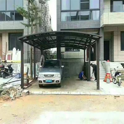 China Modern / Classic PRIMA Hot Customized Sunshade and Rain Shelter Black Carport for sale