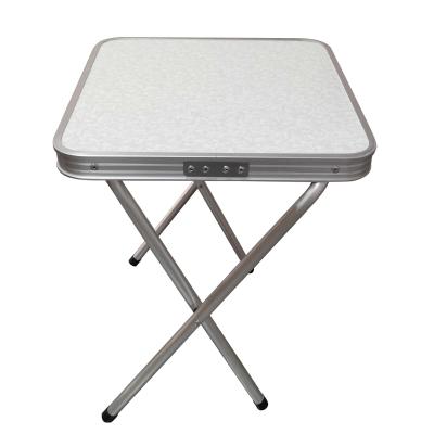 China Outdoor Table Outdoor Table With MDF Top , Folding Attached Table And Chair for sale