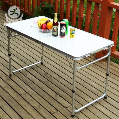 China DINING TABLE Furniture Modern Aluminum Outdoor Foldable Height Desk Garden Camping Table Picnic Adjustable Folding Tables for sale