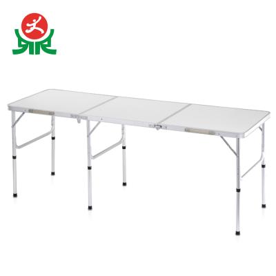 China Table Simple Design Outdoor Multi Purpose 6 Legs Folding Tables With Height Adjustable Legs for sale