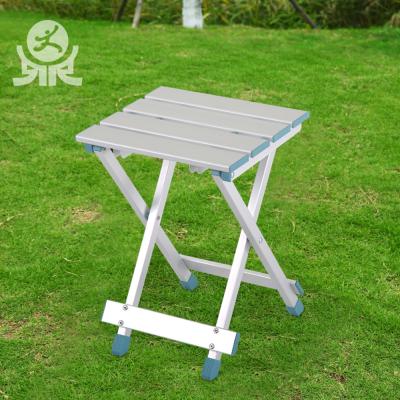 China stool home & Chinese Modern Lightweight Portable Folding Ottoman Travel Foot Stools Aluminum Garden Camping Fishing Foldable Low Stool for sale