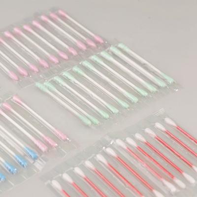 China Thin Disposable Sofe Makeup Use Cotton Swab Portable Cotton Swab Buds Small Package for sale