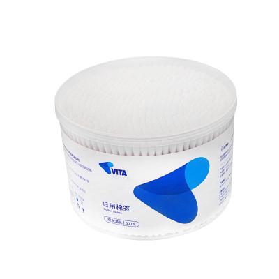 China Bamboo Brush Traditional Round Head Sofe 500p Disposable Universal Cotton Pad for sale