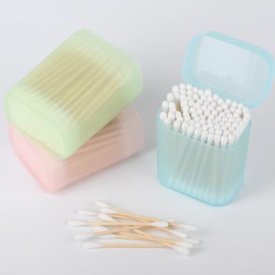 China Sofe 100PCS Daily Cleansing Stick Swabs Paper Cotton Buds Paper Maker for sale