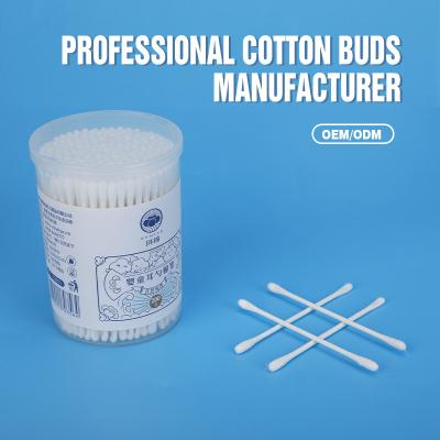 China Sofe New Trend Environmental Friendly Bamboo Sticks Disposable Sofe Cotton Earbuds Swabs For Baby for sale