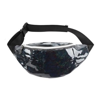 China Water Proof Promotional Fashion Black Girls Ladies Waist Bag Pussy Pack Pussy Pack Waist Bags With Zipper Blister for sale