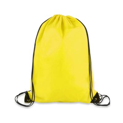 China Wholesale Screen Printing Sports Promotion Strap Backs Drawstring Backpacks for sale