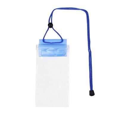 China 2020 Outdoor Universal Transparent Mobile Phone Bag PVC Waterproof Mobile Phone Bags for sale