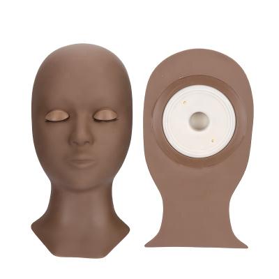 China Natural Wholesale High Quality Female Mannequin Head Removable Eyes Shaping Key Lashes for sale