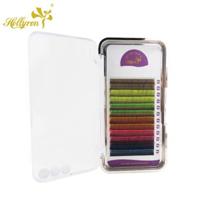 China MACARON colored LASH Colored Eyelash Extensions 0.07 eyelash people for sale