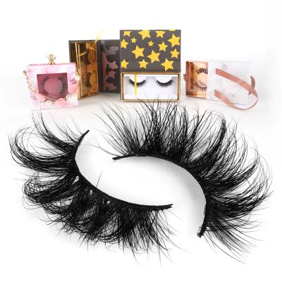 China Regular Loop And Luxury Design Hollyren Longer 25Mm Mink Eyelashes 100% Real Mink Eyelash Vendor Dramatic Fluffy 5D Mink Eyelashes With Custom Packaging for sale