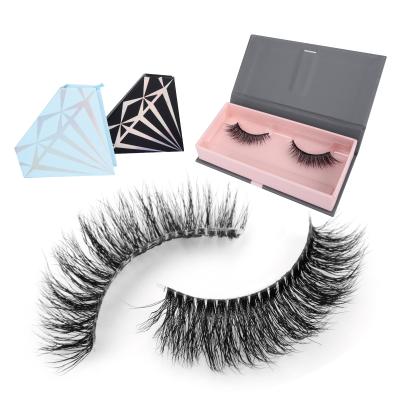 China Lashes fluffier and denser silk dense effect false eyelash popular selling fluffy and natural synthetic for sale