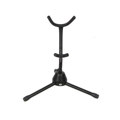 China GUITAR factory direct sale saxophone tripod stand metal stand foldable adjustable sax stand for sale