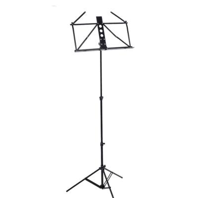 China Hot Selling Small Music Sheet Stand Aluminum Portable Music Notebook Stand floding music stand for sale