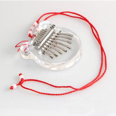 China Hot sale 8keys wooden educational cute mini DIY thumb piano toy kalimba acrylic thumb piano for kids for sale