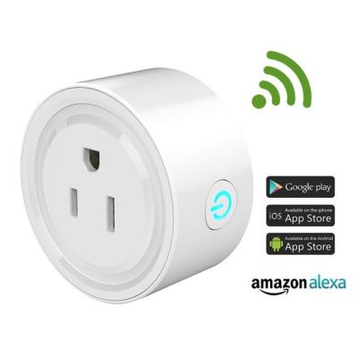 China Residential / General Purpose Us Life App Alexa Amazon Voice Control Socket Wireless Smart Wifi Power Outlet for sale