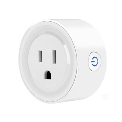 China Remote Control Residential/Multipurpose Tuya Us USA 10A Power Monitoring Timing Outlet Wireless Wifi Power Socket Smart Plug for sale