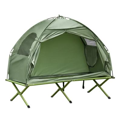 China UV Resistance Camping Tent Single Cradle , Sleeping Camping Ground Folding Tent With Bed for sale