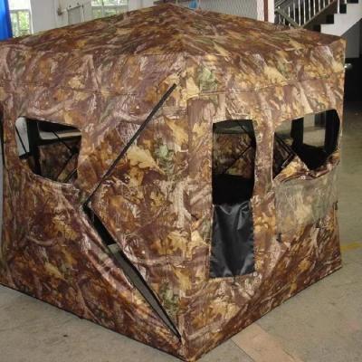 China 4 Season Camouflage Play / Field Pop Up Folding 2 Person Camouflage Tents And Shelter Camouflage Hunting Blinds for sale