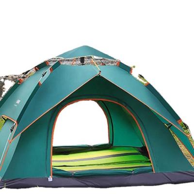 China Camouflage Play Family Party Stretch Family Camping Tent Automatic Waterproof /Top Quality Foldable Tent Field 4 Person for sale