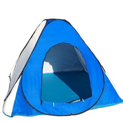 China Camouflage / Sound Pop Person Shelter 3-4 Person Fishing Ice Tent Playground Outdoor Warm Portable Ice Fishing Tent for sale