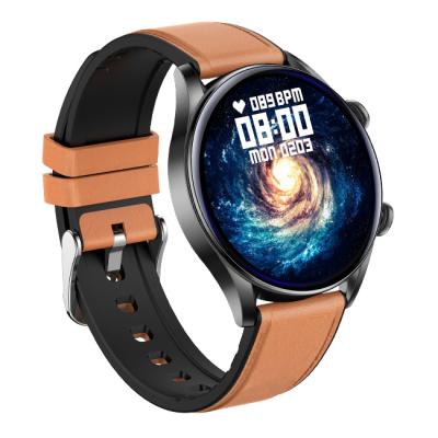 China 2022 new T32S round touch screen temperature smart watch with call phone health and fitness smartwatch with heart rate for sale