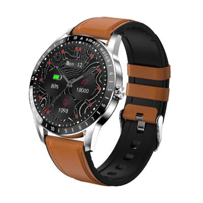 China Brand New DINGFENG Amoled Round Touch Screen Smart Watch LA10 Red Light Blood Oxygen Monitor Sports Bracelet 2021 Men Wristwatch for sale