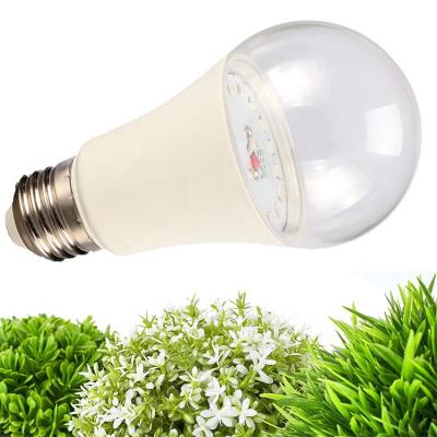 China Seed Starting 75watt AC Equivalent 120V 240V For Indoor Plants E26 E27 Base 9W Full Spectrum LED Grow Light Bulb for sale