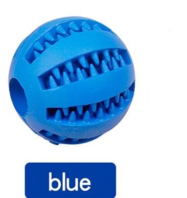 China 2021 Viable High Quality Dog Toy Chew Ball Cat Toy Interactive Blue Cat Toy Ball M Code Rubber Ball for sale