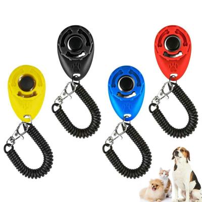 China Viable Wholesale Custom Logo High Quality Dog Training Whistle Clicker Dog Clicker for sale