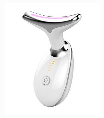 China Skin Tightening Neck Shaping USB Neck Massager Instrument Desalination Wrinkles Beauty Instrument Ultrasonic Massage Instrument for sale