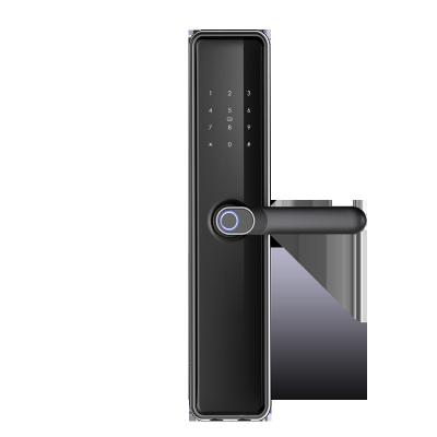 Китай 2022 New Style Door Handle Smart Electronic Biometric Fingerprint Lock T4 Long Battery Life Smart Door Lock продается