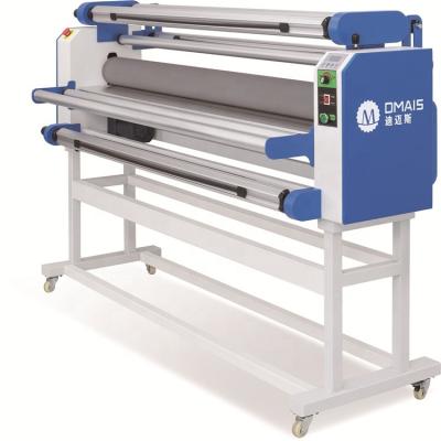 China DMS-1700A Roll To Roll Full Automatic Laminator 130mm Silicone Roller Film Laminating Machine A6 for sale