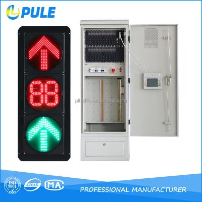 China 2017 Galvanized Steel Head Module Solar Signal Control System Remote Traffic Light Controller for sale