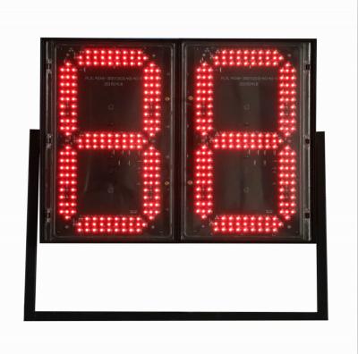 China Large Led Display Fashion Design Outdoor Customized Digital Millisecond Timer Digital Clock for sale