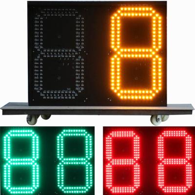 China 2017 Outdoor Top Fashion Digital Number Led Display Panel Low Power Consumption Big Countdown Timer for sale