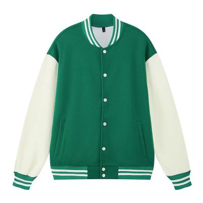 China Breathable Autumn Hot Contrast Color Combed Cotton Street Wear Jacket for sale