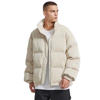 China Anti-wrinkle Custom High Collar Cotton Coat Men's Winter Loose and Thickened High Street Coat for sale