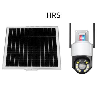 China Human Motion Tracking Solar Panel Solar IP Camera CCTV Security Surveillance System HOURS Outdoor House Video PTZ LTE Wireless Ptz Camera for sale