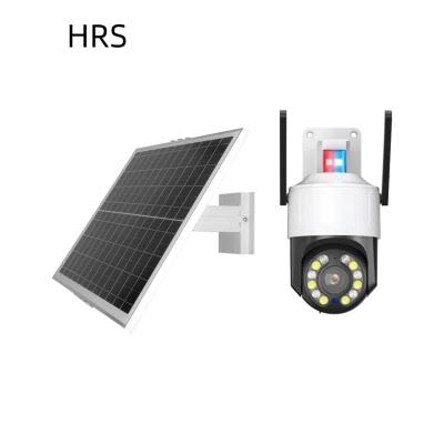 China Human Motion Tracking Factory Sale 4G Solar Panel Security POE Cameras Radio IP Smart AI Outdoor Vigilant Ptz With Continuous Solar Power Generation for sale