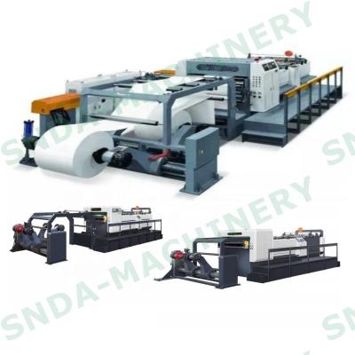 China Rotary Blade Two Roll Factory Automatic Roll Jumbo Paper Sheeter China Manufacturer for sale