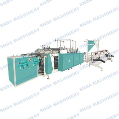 China Garment Shops 4 Lines Multi Lane Pre-opened Bag Poly On-a-Roll Converting Machine for sale